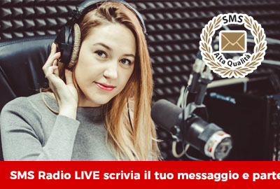 sms per trasmissioni radiofoniche